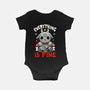 Baphomet Is Fine-Baby-Basic-Onesie-Vallina84