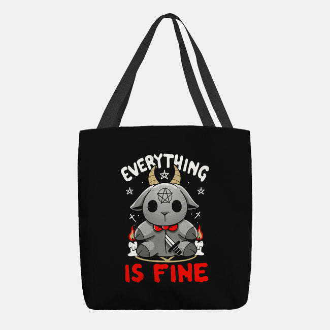 Baphomet Is Fine-None-Basic Tote-Bag-Vallina84