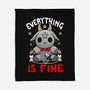 Baphomet Is Fine-None-Fleece-Blanket-Vallina84