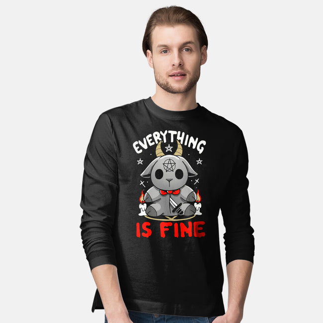 Baphomet Is Fine-Mens-Long Sleeved-Tee-Vallina84