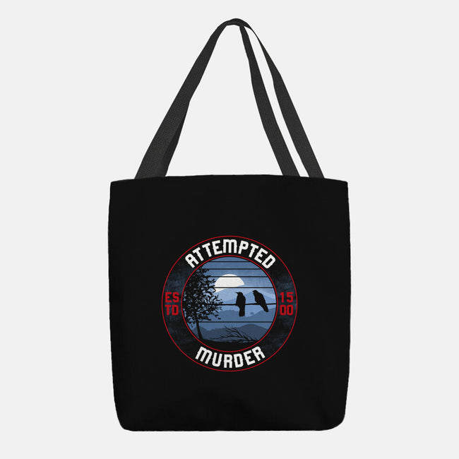 Attempted Murder Crows-None-Basic Tote-Bag-rocketman_art