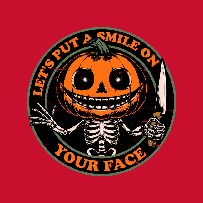 Smiling Creepy Pumpkin-None-Glossy-Sticker-Studio Mootant