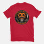 Smiling Creepy Pumpkin-Youth-Basic-Tee-Studio Mootant