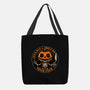 Smiling Creepy Pumpkin-None-Basic Tote-Bag-Studio Mootant