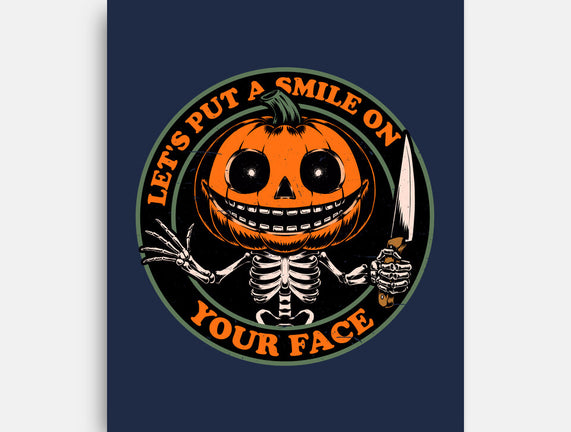 Smiling Creepy Pumpkin