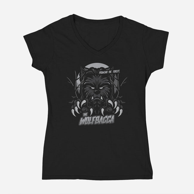 Wolfbacca-Womens-V-Neck-Tee-jrberger