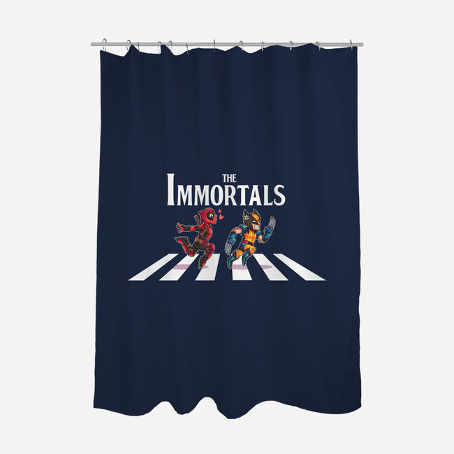 The Immortals-None-Polyester-Shower Curtain-2DFeer