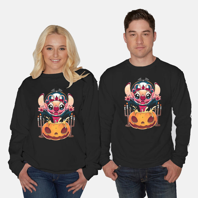 Sweet Pumpkin Experiment-Unisex-Crew Neck-Sweatshirt-Vallina84