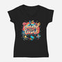 Create Your World-Womens-V-Neck-Tee-Getsousa!