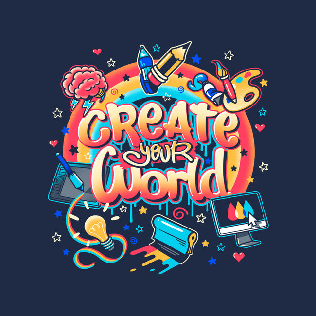 Create Your World-Womens-Fitted-Tee-Getsousa!