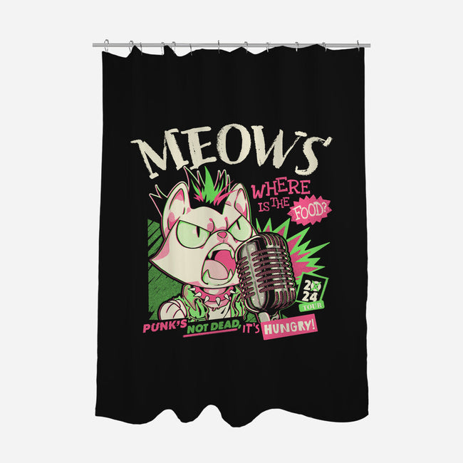 The Meows-None-Polyester-Shower Curtain-Estudio Horta