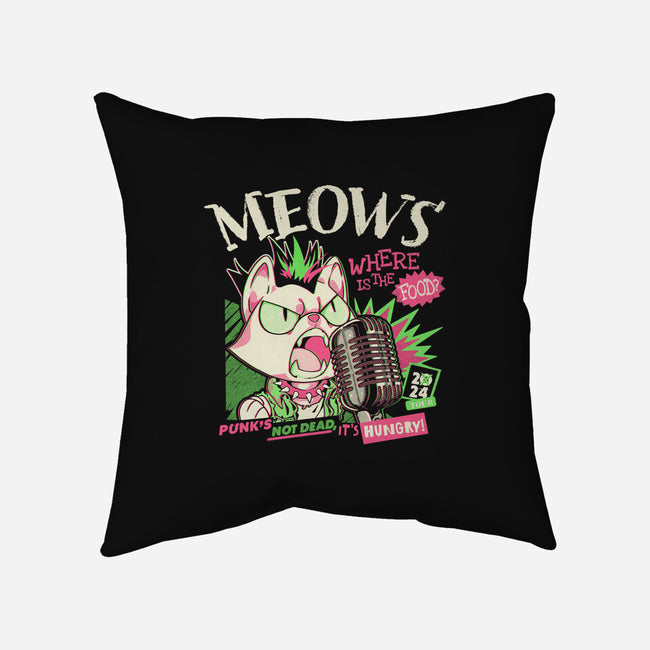 The Meows-None-Removable Cover w Insert-Throw Pillow-Estudio Horta