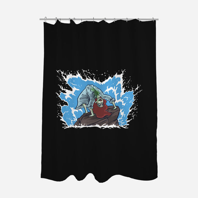 The Little Demon-None-Polyester-Shower Curtain-zascanauta