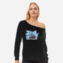 The Little Demon-Womens-Off Shoulder-Sweatshirt-zascanauta