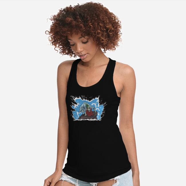 The Little Demon-Womens-Racerback-Tank-zascanauta