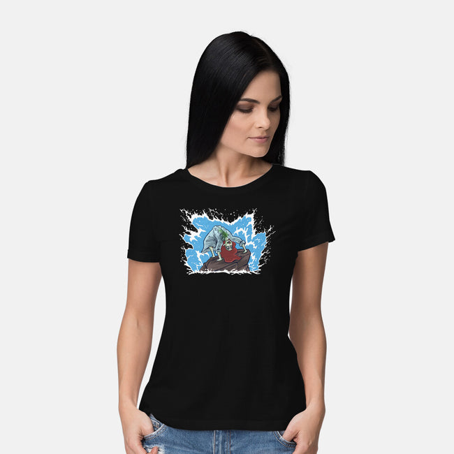 The Little Demon-Womens-Basic-Tee-zascanauta