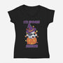 It's Spooky Season Now-Womens-V-Neck-Tee-Alexhefe