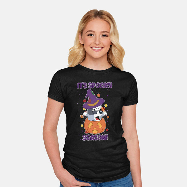 It's Spooky Season Now-Womens-Fitted-Tee-Alexhefe