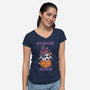 It's Spooky Season Now-Womens-V-Neck-Tee-Alexhefe