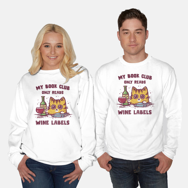 We Read Wine Labels-Unisex-Crew Neck-Sweatshirt-kg07