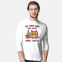 We Read Wine Labels-Mens-Long Sleeved-Tee-kg07