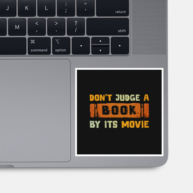 Don't Judge Books-None-Glossy-Sticker-kg07