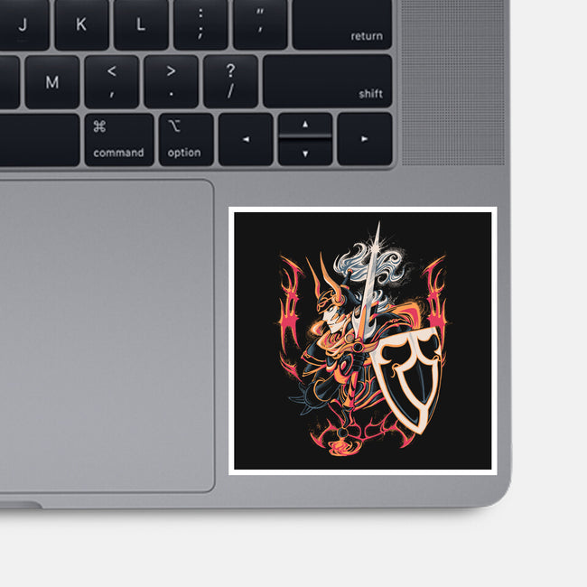 The Warrior-None-Glossy-Sticker-1Wing