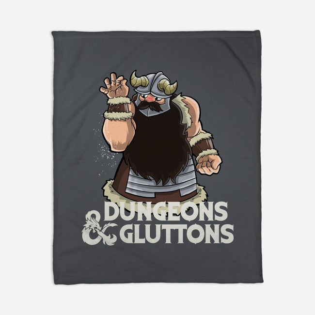 Dungeons And Gluttons-None-Fleece-Blanket-zascanauta