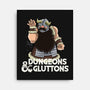 Dungeons And Gluttons-None-Stretched-Canvas-zascanauta