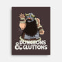 Dungeons And Gluttons-None-Stretched-Canvas-zascanauta