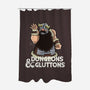 Dungeons And Gluttons-None-Polyester-Shower Curtain-zascanauta