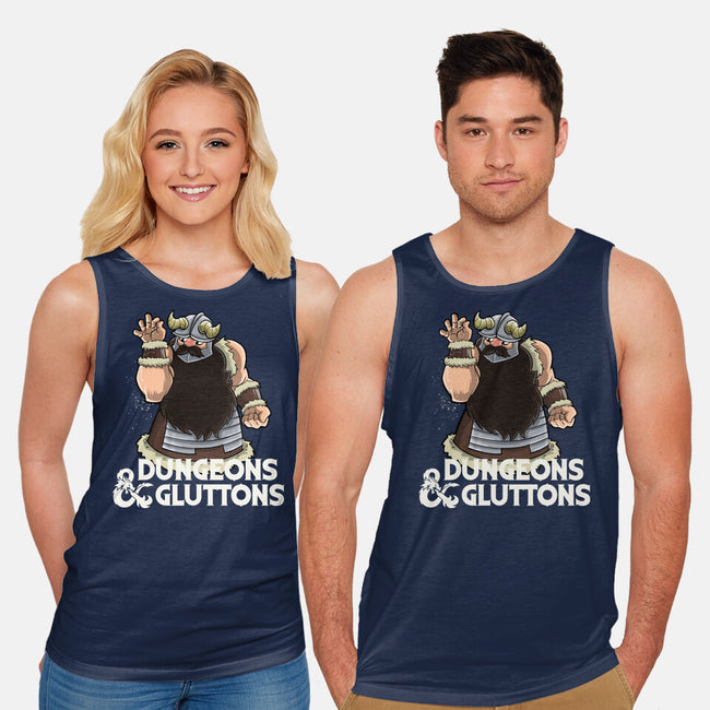 Dungeons And Gluttons-Unisex-Basic-Tank-zascanauta