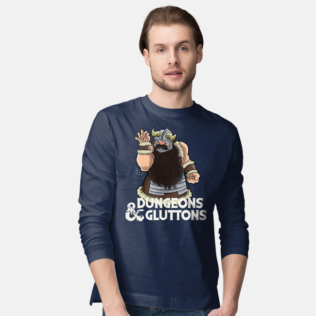 Dungeons And Gluttons-Mens-Long Sleeved-Tee-zascanauta