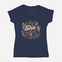 I Will Die Without Attention-Womens-V-Neck-Tee-tobefonseca