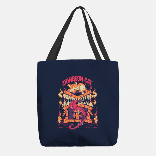 Dungeon Cat-None-Basic Tote-Bag-Estudio Horta