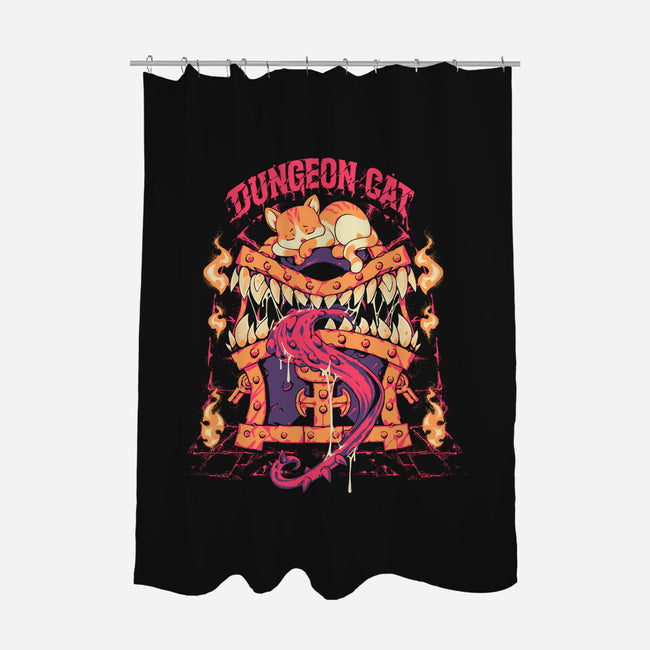 Dungeon Cat-None-Polyester-Shower Curtain-Estudio Horta