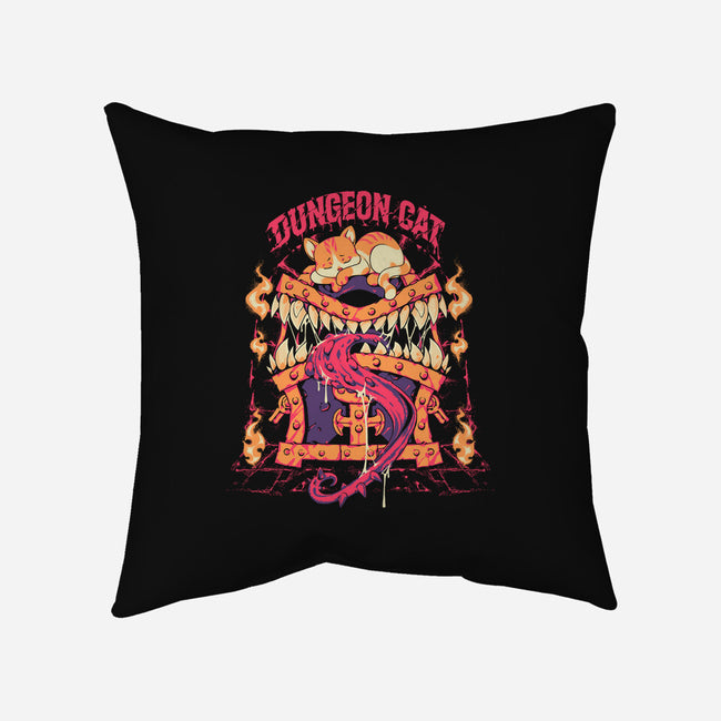 Dungeon Cat-None-Removable Cover w Insert-Throw Pillow-Estudio Horta