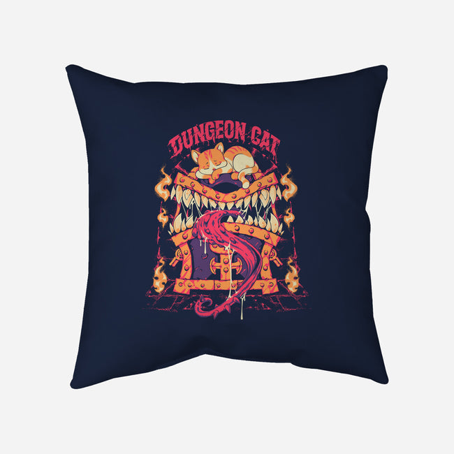 Dungeon Cat-None-Removable Cover w Insert-Throw Pillow-Estudio Horta