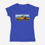 Let's Go To Bel Air-Womens-V-Neck-Tee-nickzzarto