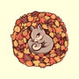 Squirrel Upon Autumn Leaves-None-Fleece-Blanket-TechraNova