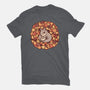 Squirrel Upon Autumn Leaves-Mens-Premium-Tee-TechraNova