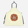 Squirrel Upon Autumn Leaves-Unisex-Kitchen-Apron-TechraNova