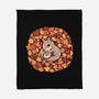 Squirrel Upon Autumn Leaves-None-Fleece-Blanket-TechraNova