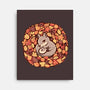 Squirrel Upon Autumn Leaves-None-Stretched-Canvas-TechraNova