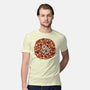 Squirrel Upon Autumn Leaves-Mens-Premium-Tee-TechraNova