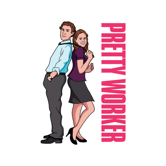 Pretty Worker-None-Glossy-Sticker-jasesa