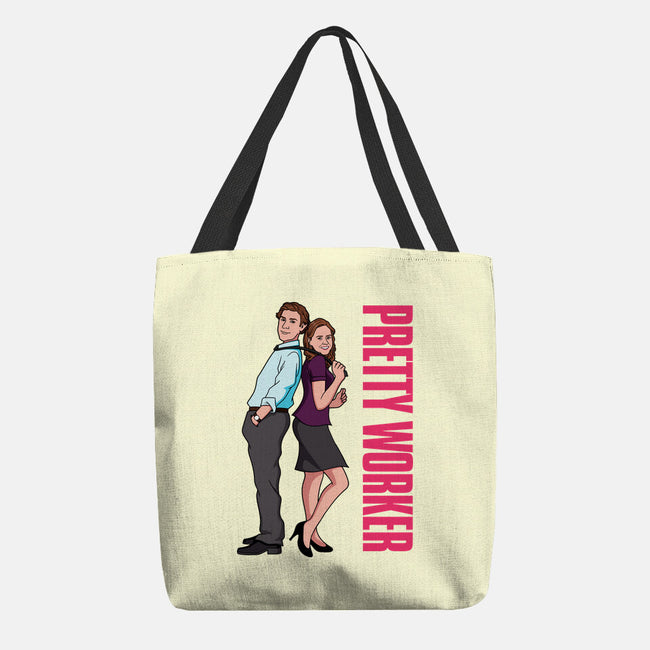 Pretty Worker-None-Basic Tote-Bag-jasesa