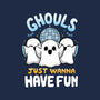 Fun Ghouls-Womens-Fitted-Tee-Vallina84