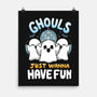 Fun Ghouls-None-Matte-Poster-Vallina84