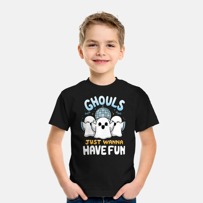 Fun Ghouls-Youth-Basic-Tee-Vallina84